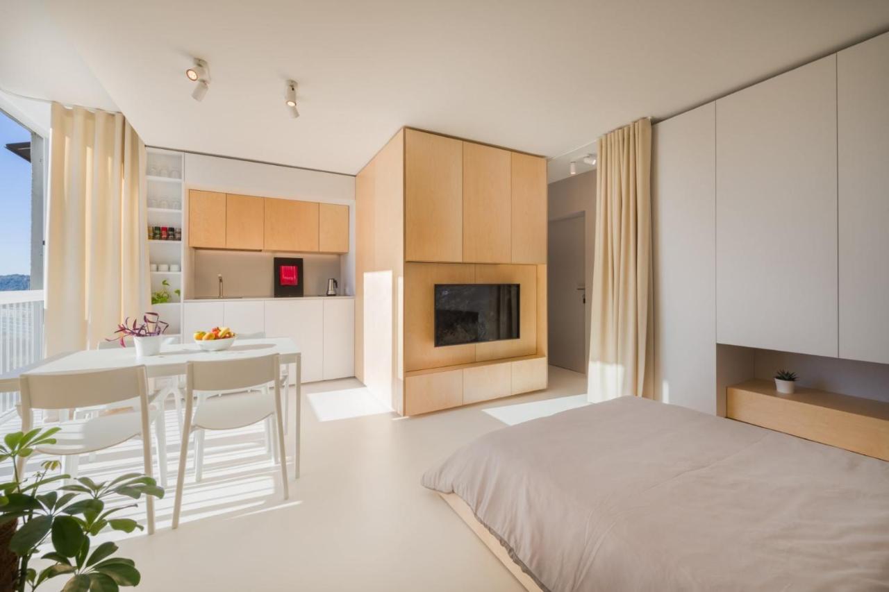 Elegant Studio Apartment With Panoramic View Nova Gorica Exterior foto